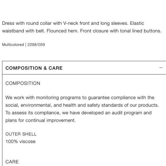 ZARA BNWT GREEN PAISLEY PRINT MIDI SHIRT DRESS BELTED. - Picture 10 of 10